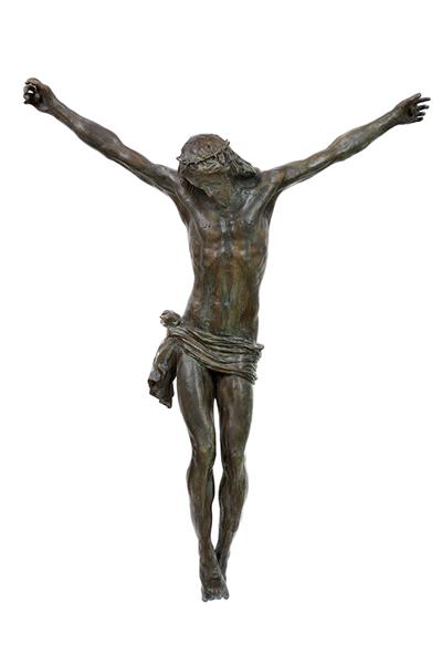 Cristo in croce h. cm. 142