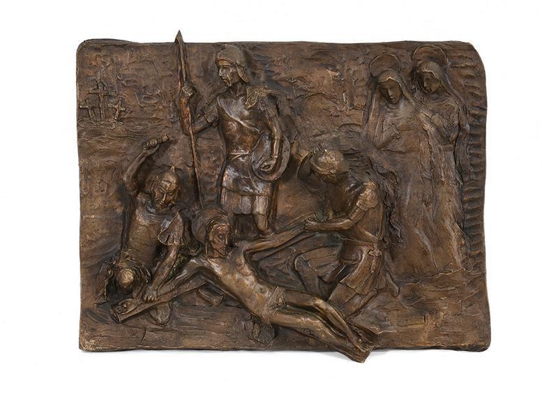 Crucifixion bas-relief