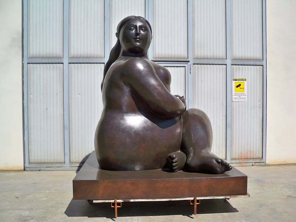 Fernando Botero - Seated Woman h. cm. 300
